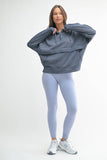 Drift Burnout Fleece Snap Hoodie