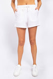 Athleisure Shorts with Drawstring