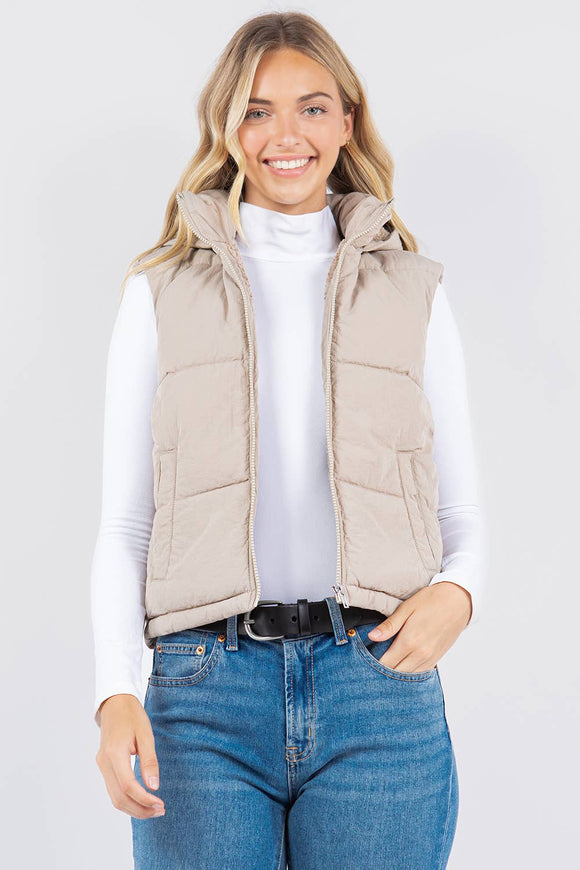 Women's Glacier Nylon Puffer Vest