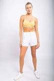 Athleisure Shorts with Drawstring