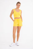 Athleisure Shorts with Drawstring