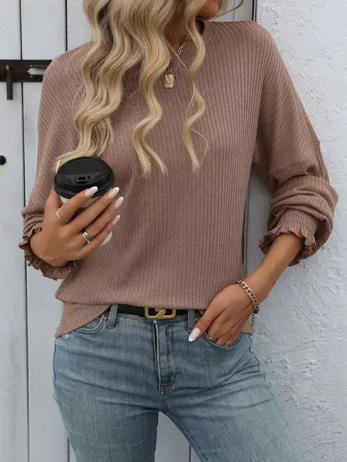 Loose Fit Striped Knit