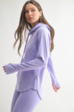 Active Hoodie Top with Thumbholes