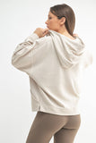 Drift Burnout Fleece Snap Hoodie