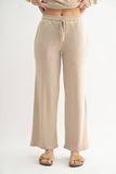 Brushed Wide Leg Lounge Pants