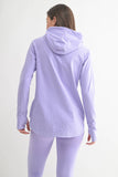 Active Hoodie Top with Thumbholes