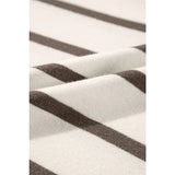 Striped Side Slits Sweater